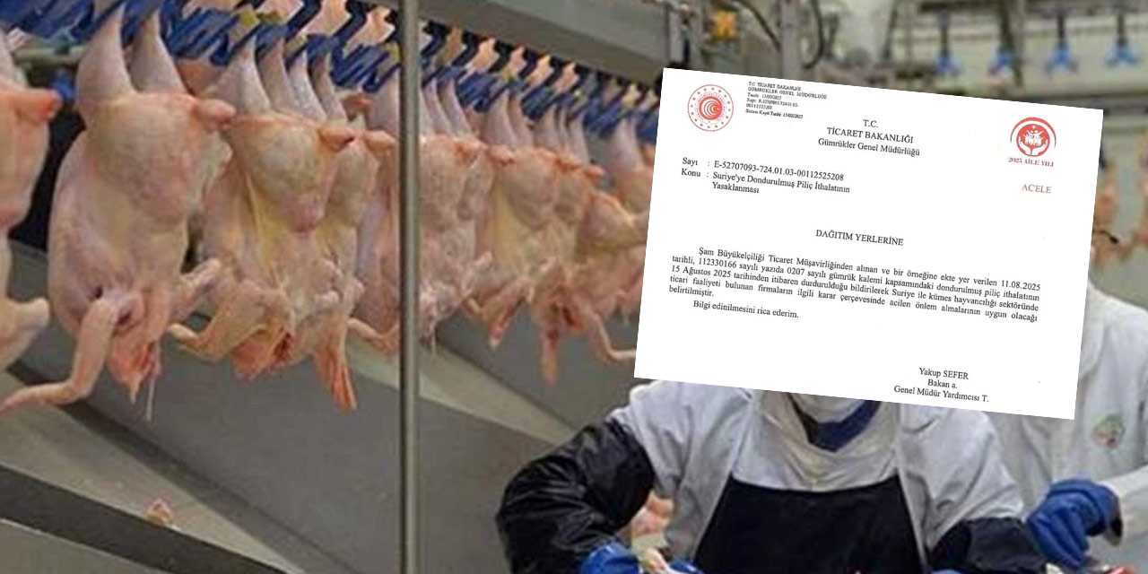 Suriye ile Türkiye arasında dondurulmuş tavuk krizi