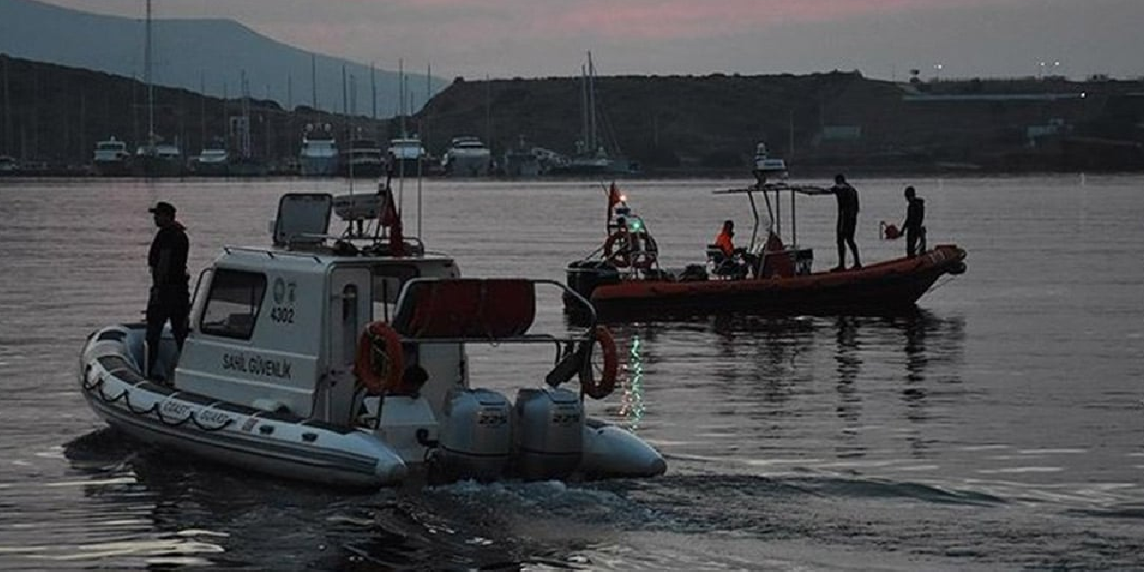 Muğla'da 8 kişilik fiber tekne battı: 2 çocuk kayıp