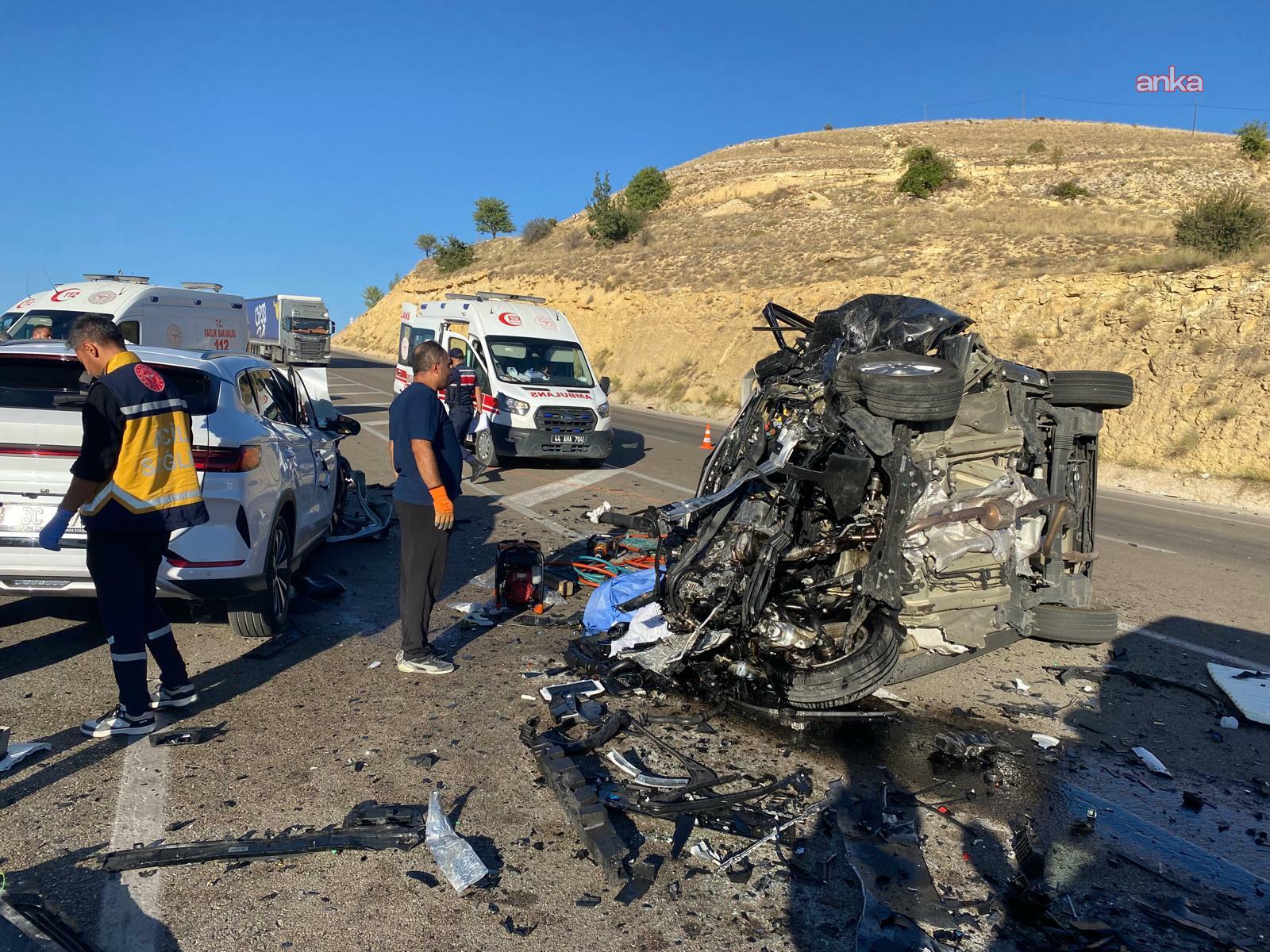 Malatya’da trafik kazası: 4 ölü, 2 yaralı