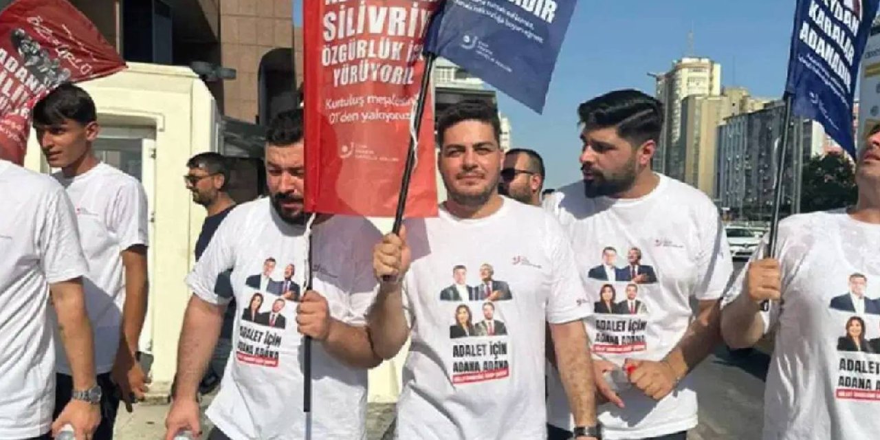 Adana’dan, Silivri’ye yürüyen CHP’li gençler Ankara’ya ulaştı