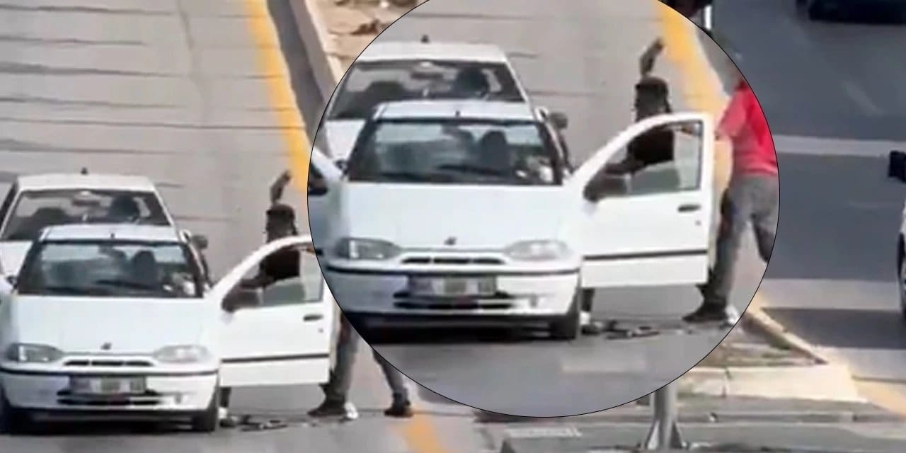 Kılıçlı trafik magandaları gözaltına alındı