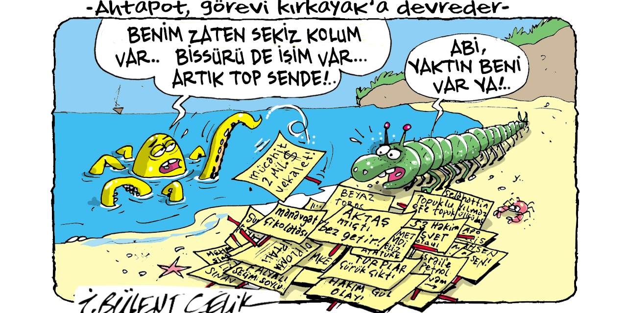 İ. Bülent Çelik'in 27 Ağustos 2025 tarihli karikatürü
