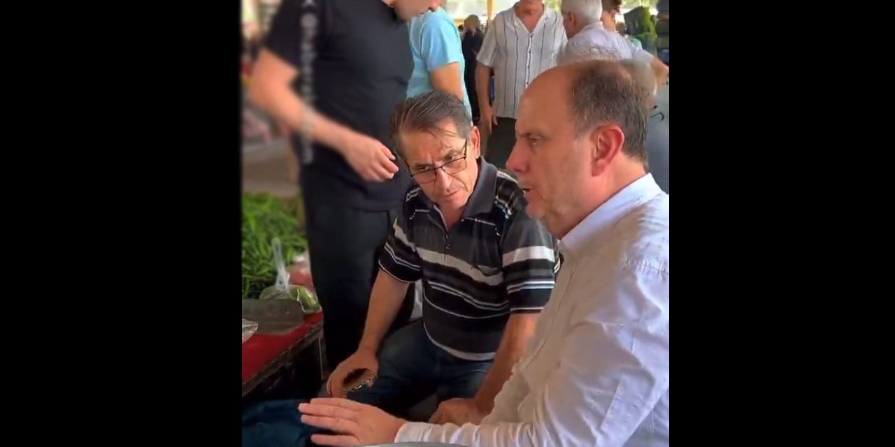 Pazara giden AKP’li Milletvekili Baykan gerçeklerle böyle yüzleşti