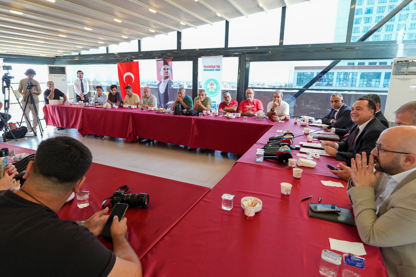 Başkan Dutlulu basın mensuplarıyla buluştu