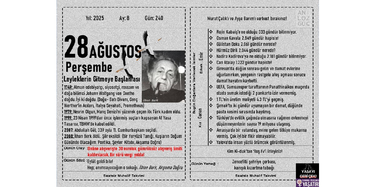 Leyleklerin Gitmeye Başlaması