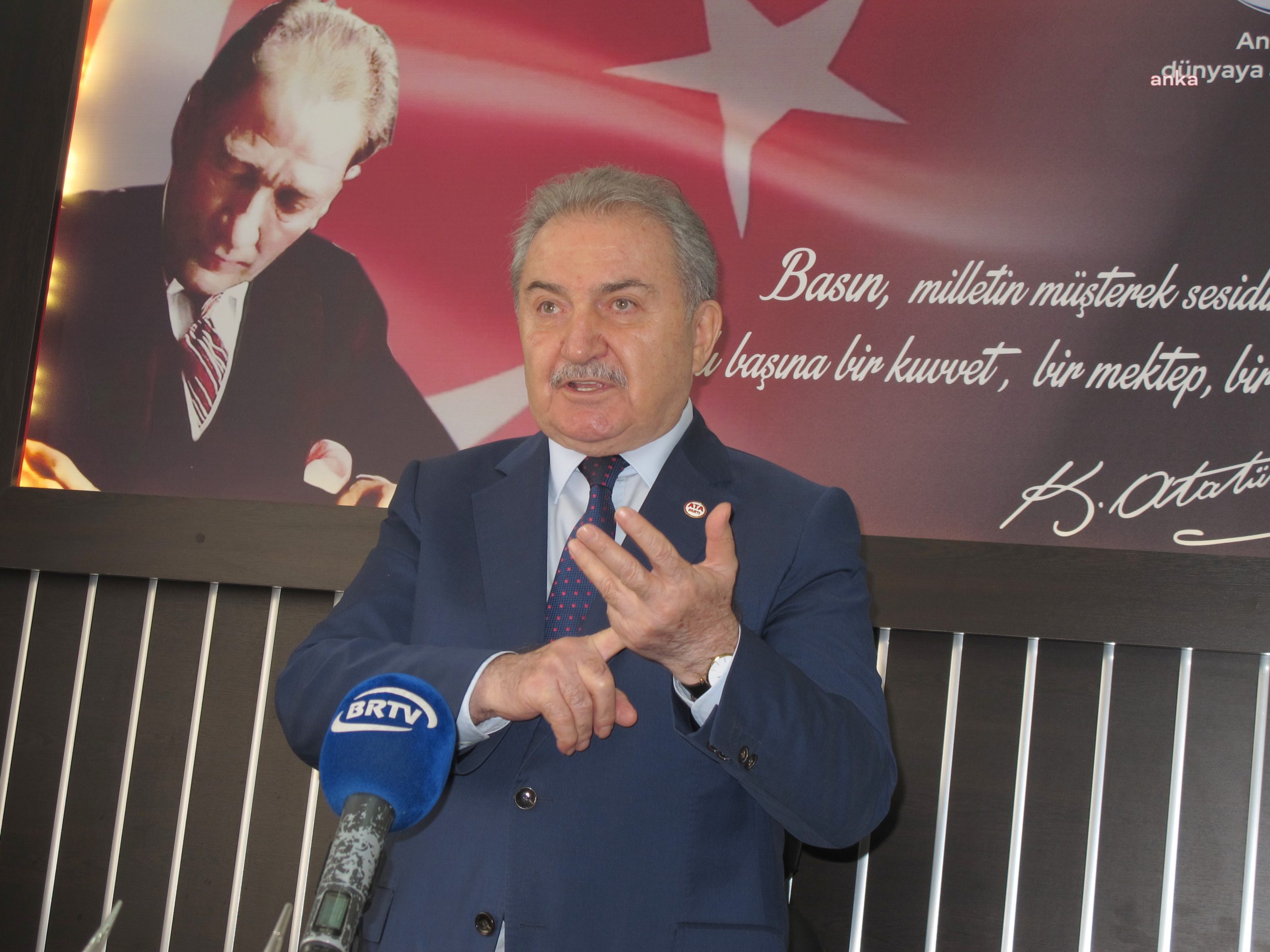 ATA Parti Genel Başkanı Kemal Zeybek: Türkiye AKP’den kurtulmalıdır