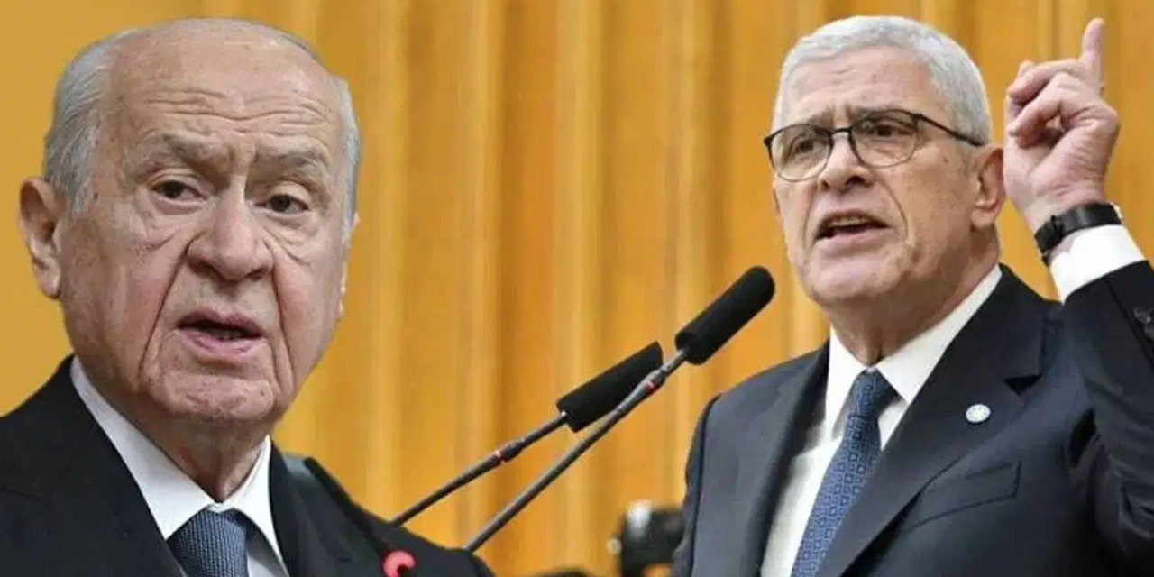 İYİ Parti lideri Dervişoğlu Bahçeli’yle selamlaşmadı