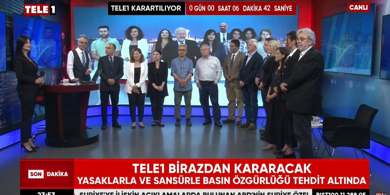 Basın özgürlüğüne darbe... TELE1 ekranı 5 gün süreyle karartıldı