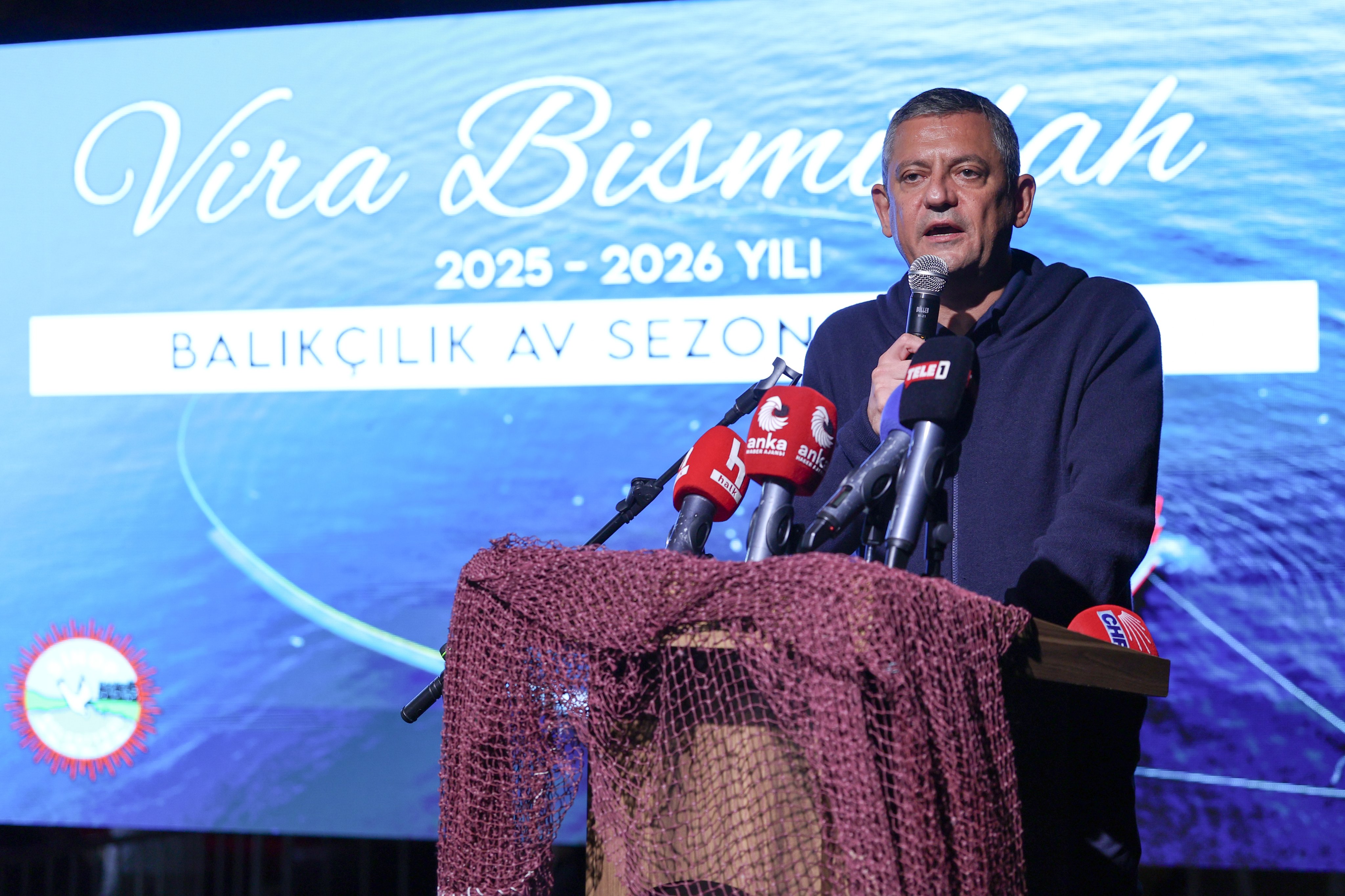 Özgür Özel, Sinop'ta balıkçılık sezonunun açılışında konuştu: "Denizcilik, Balıkçılık ve Su Ürünleri Bakanlığı kurulmalı"