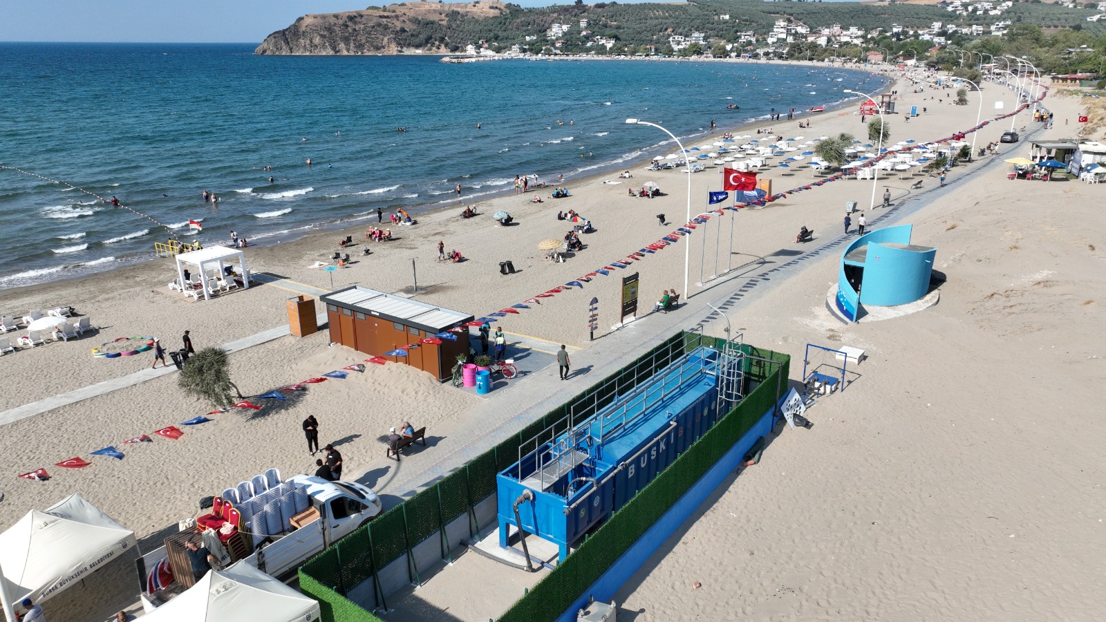 Mavi bayraklı sahile çifte koruma