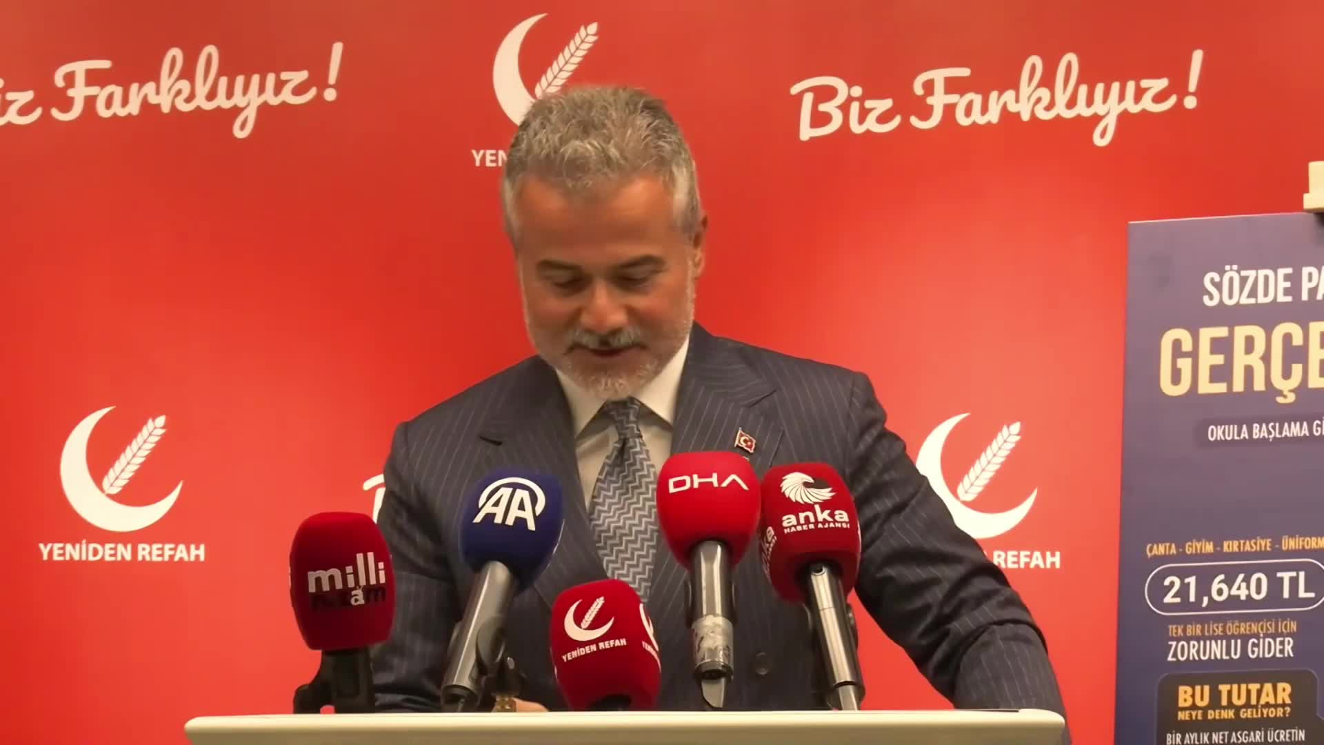 Yeniden Refah Partisi  CHP İstanbul'a kayyum atanmasını eleştirdi: Siyasi belirsizliği artırıyor