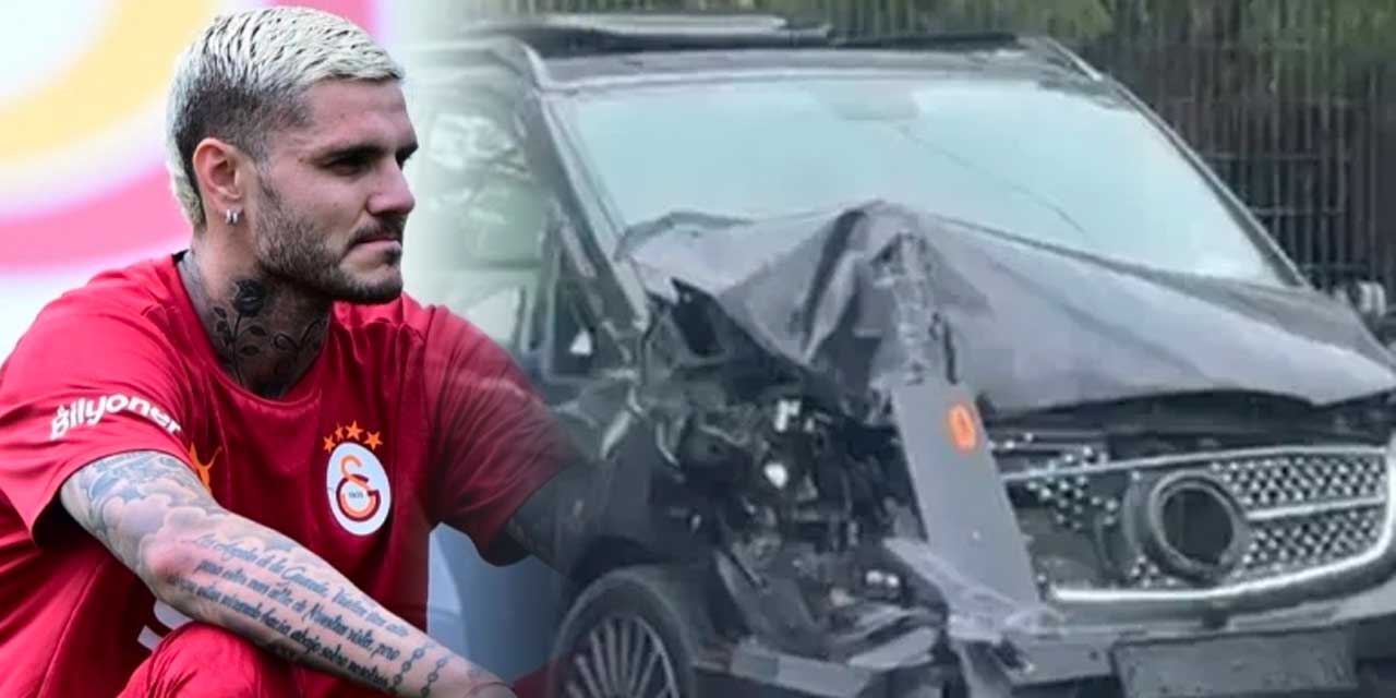Mauro Icardi'nin aracı zincirleme kazaya karıştı