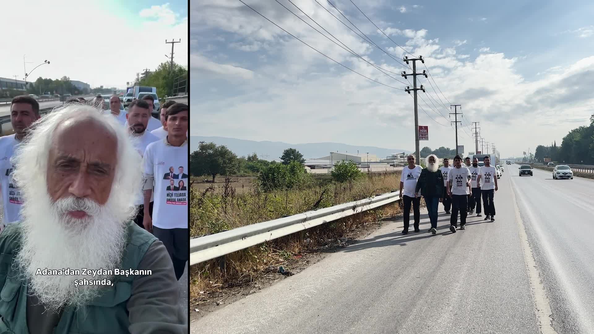 CHP'li gençlerin Özgürlük Yürüyüşü'ne Hendek’te sanatçı Suavi'den destek