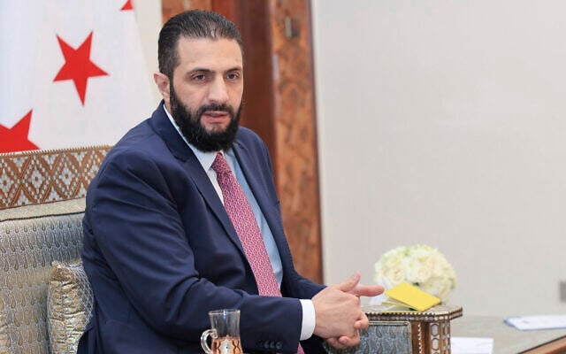 Suriye Cumhurbaşkanı Şara: İsrail ile bir güvenlik konusunda görüşmeler yürütüyoruz