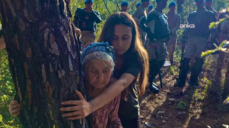 Akbelen'de Zehra Yıldırım'ın hayatını kaybettiği günün sabahında baskın