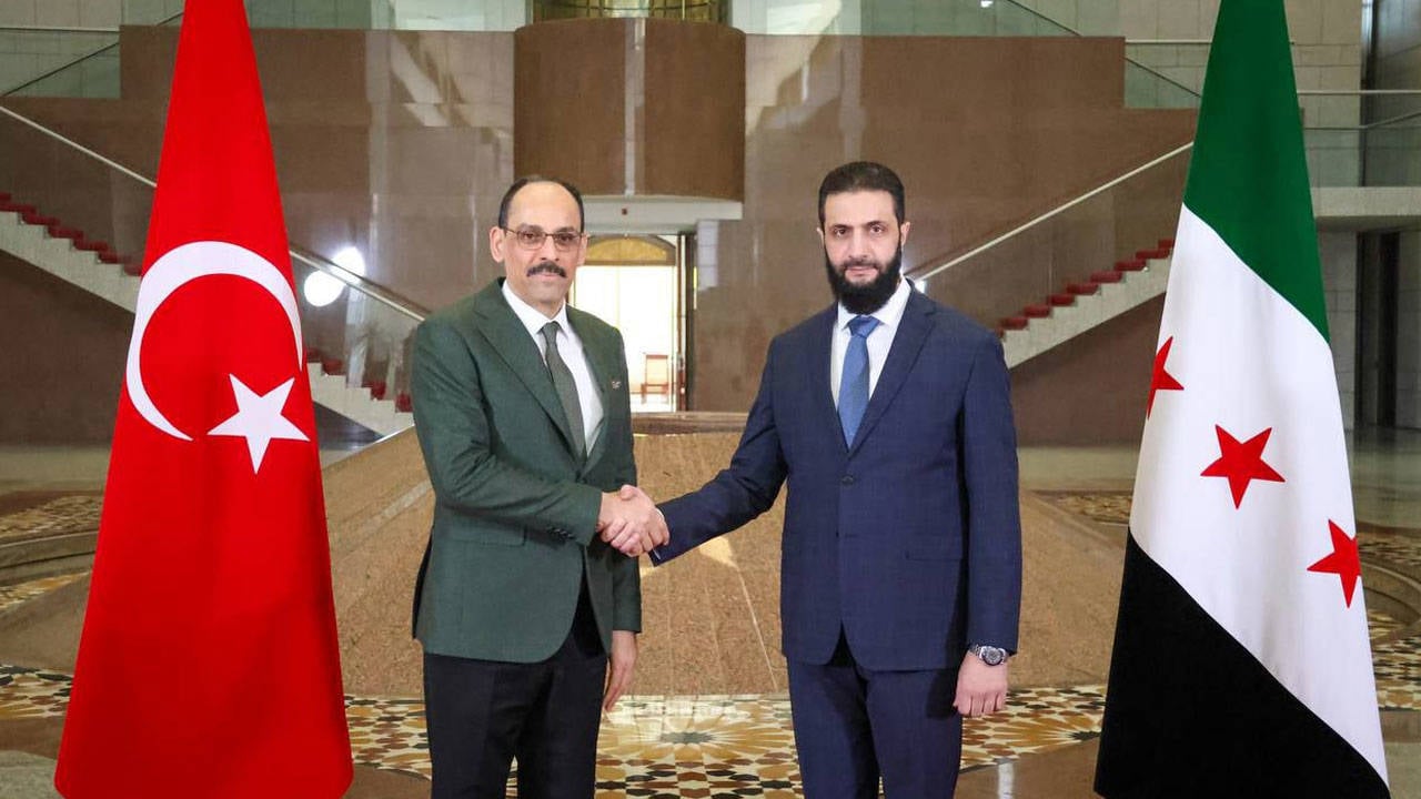 MİT Başkanı İbrahim Kalın Suriye'nin başkenti Şam'da