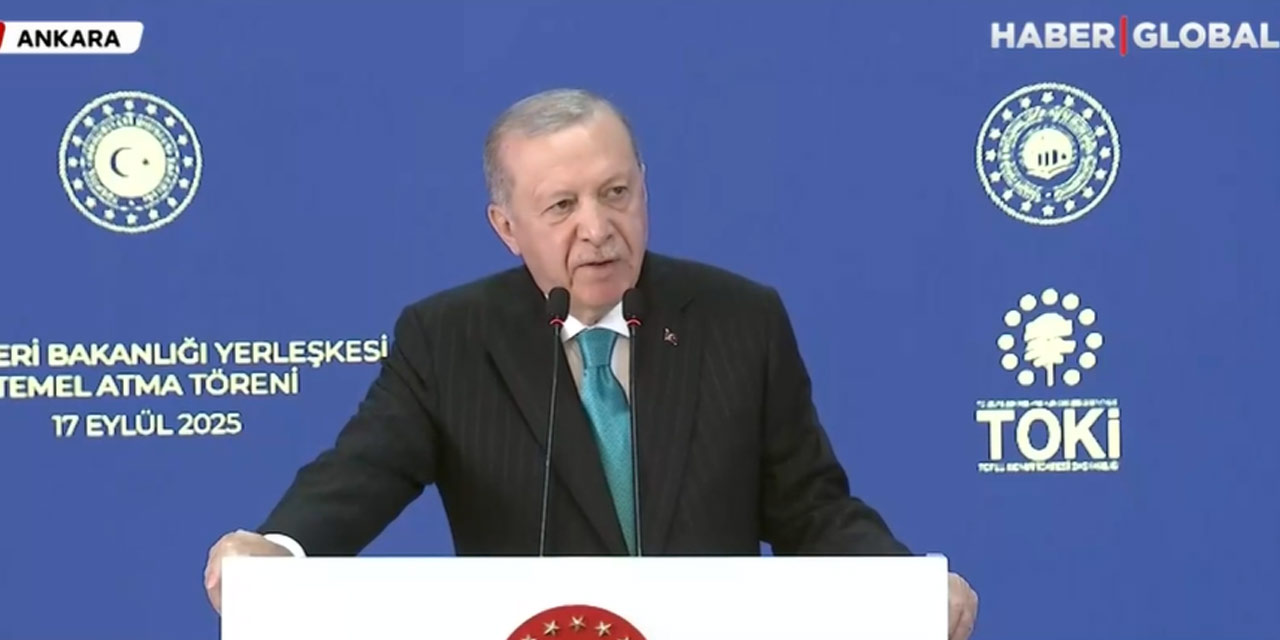 Erdoğan Dışişleri Bakanlığı Yerleşkesi Temel Atma Töreni'nde konuştu