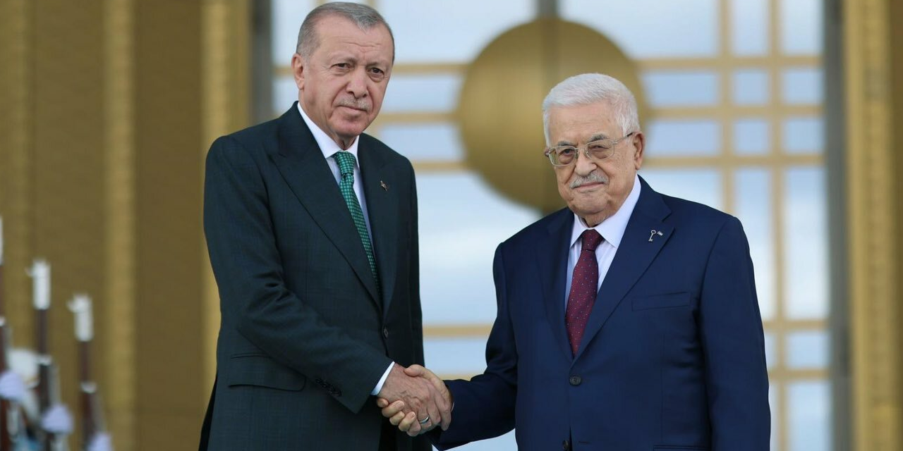 Erdoğan, Filistin Devlet Başkanı Abbas ile görüştü