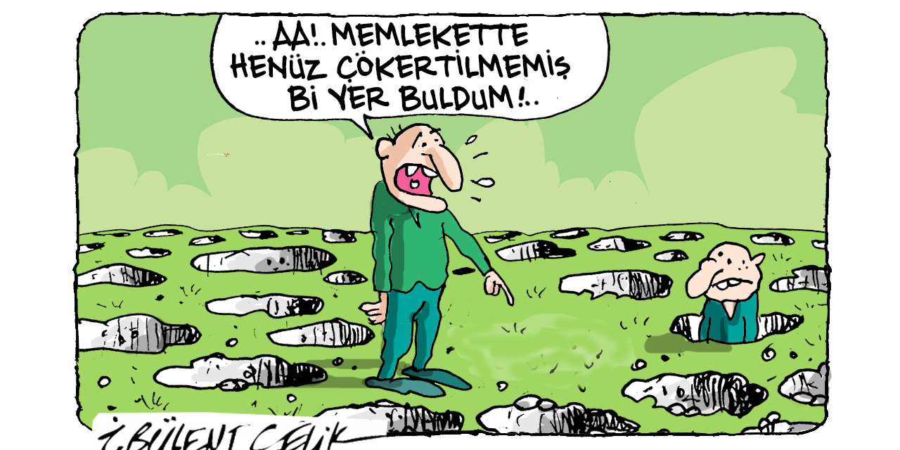 İ. Bülent Çelik'in 20 Eylül 2025 tarihli karikatürü