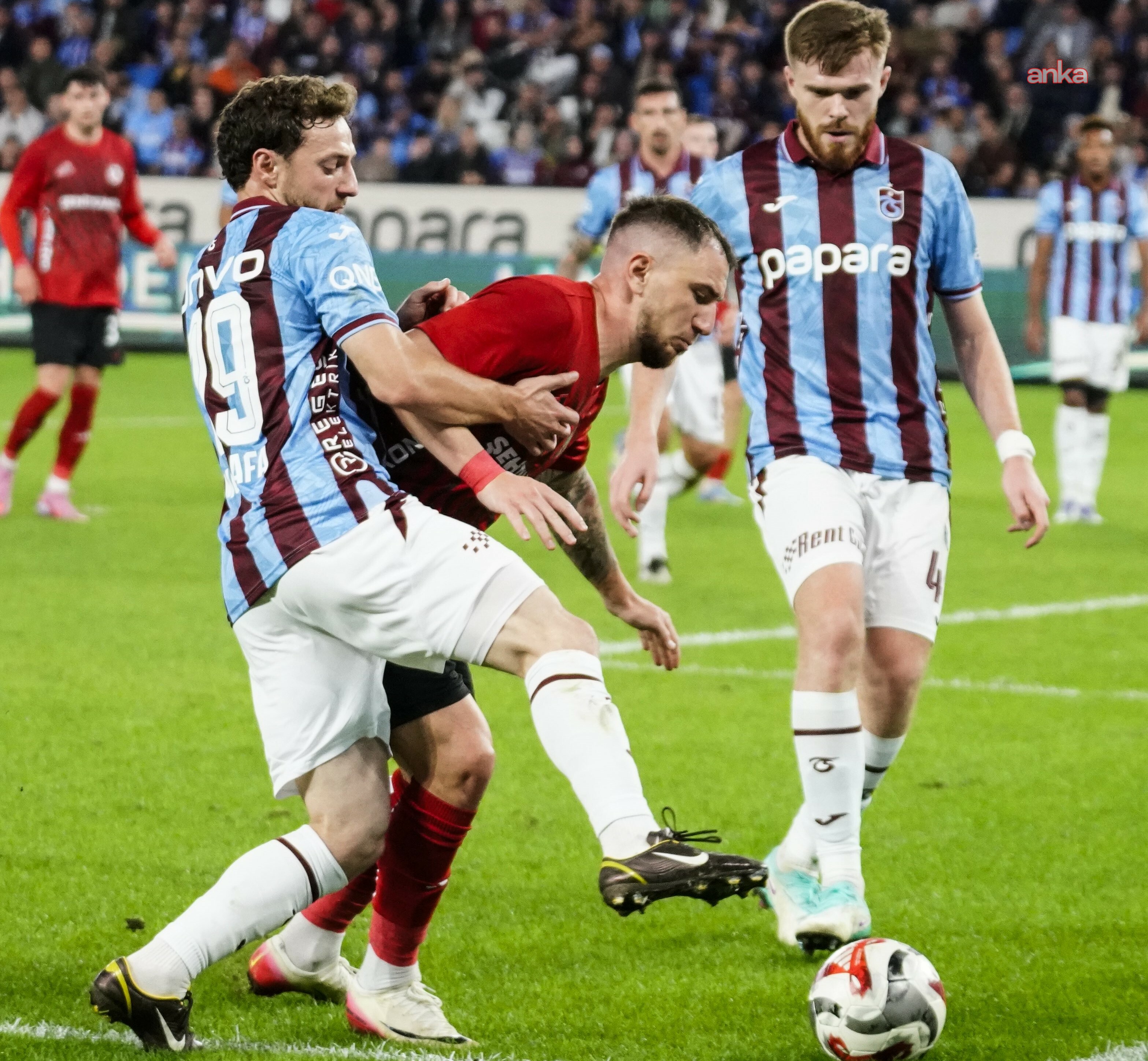 Trabzonspor  - Gaziantep FK sahadanberaberlikle ayrıldı