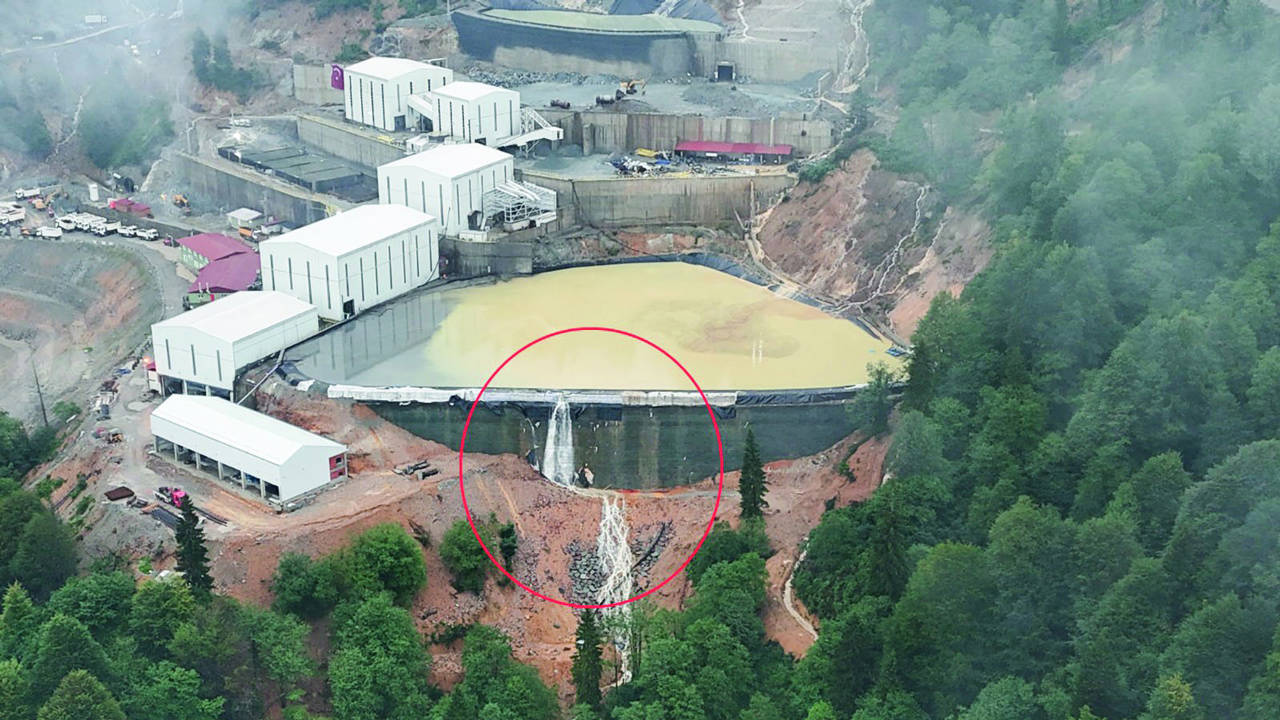 AKP’li vekilin madeninden yeni çevre skandalı: Atık havuzu taştı!