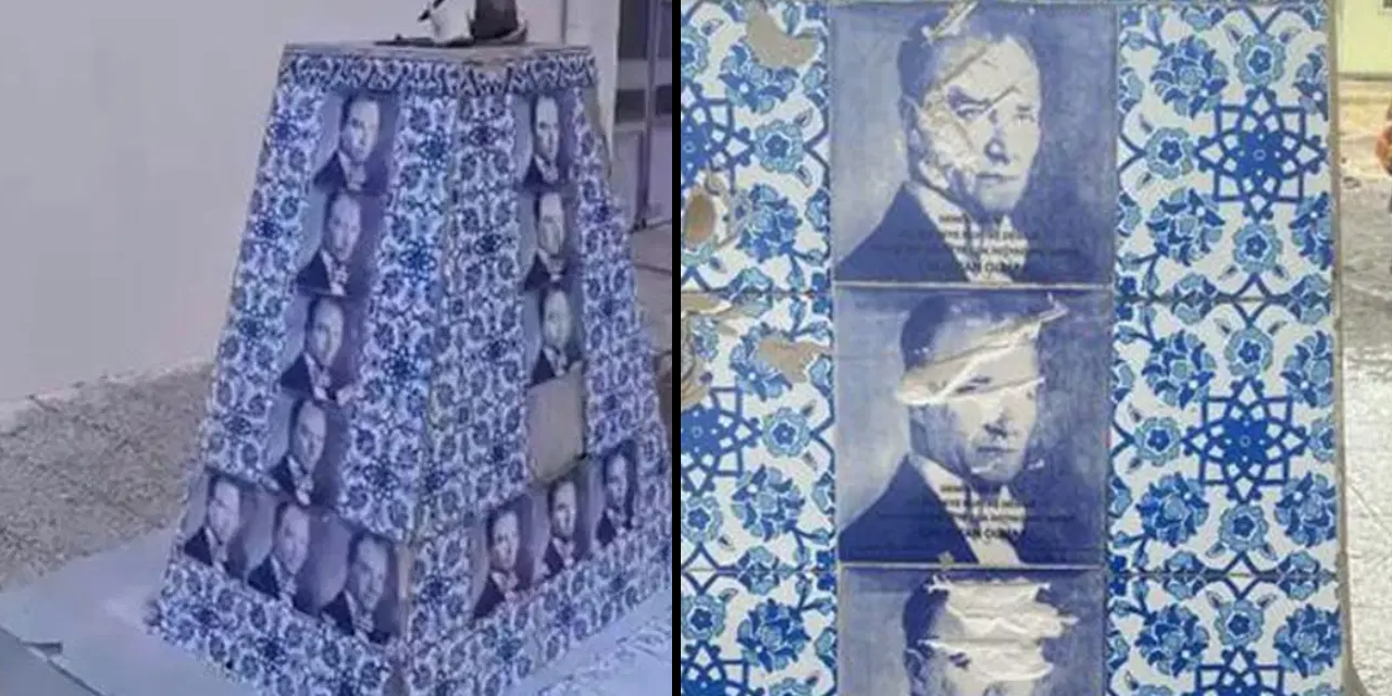 Okul bahçesinde Atatürk büstüne saldırı: Gözaltındaki şüpheli serbest bırakıldı