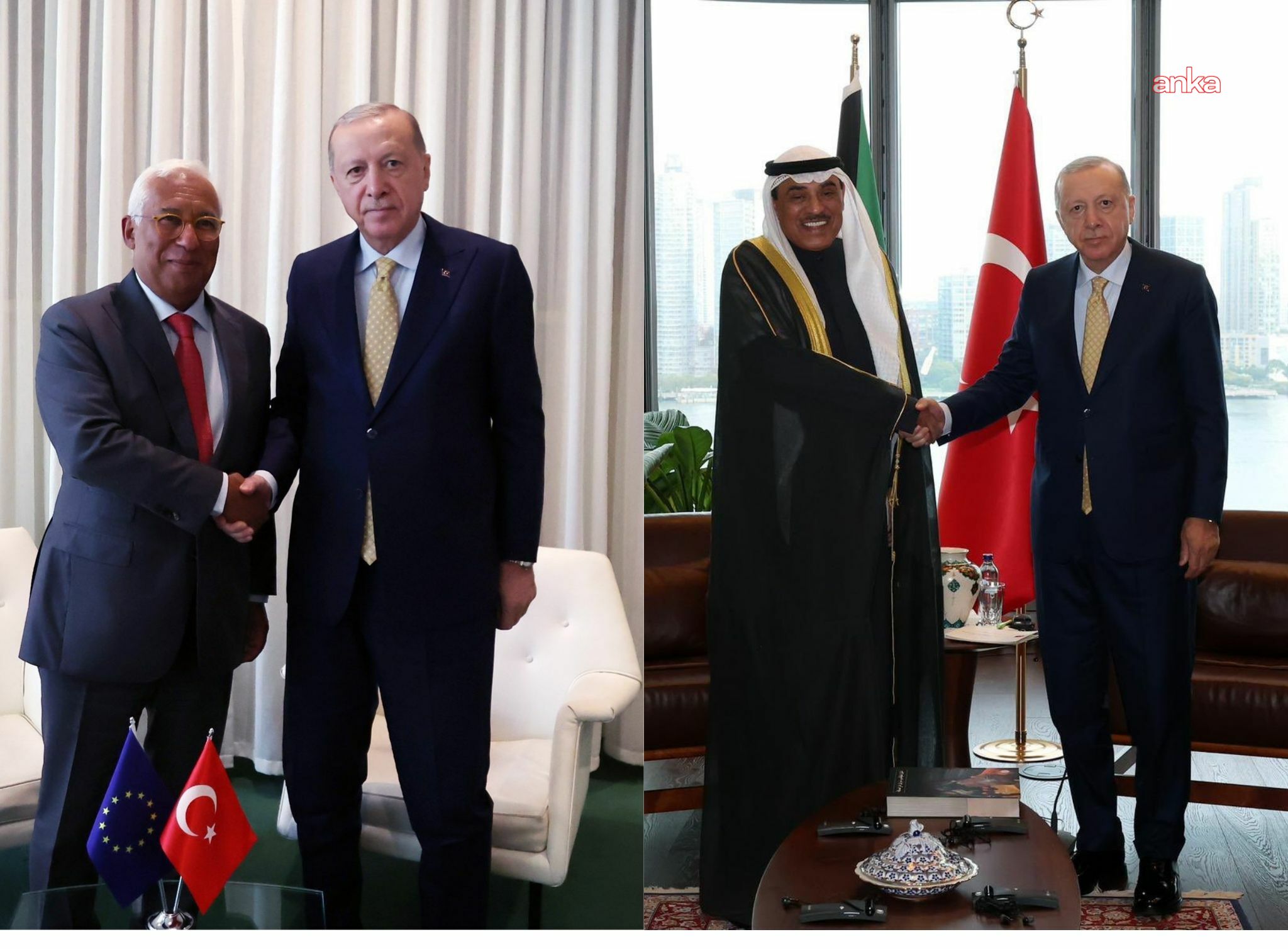 Cumhurbaşkanı Erdoğan’ın ABD’deki diplomatik temasları