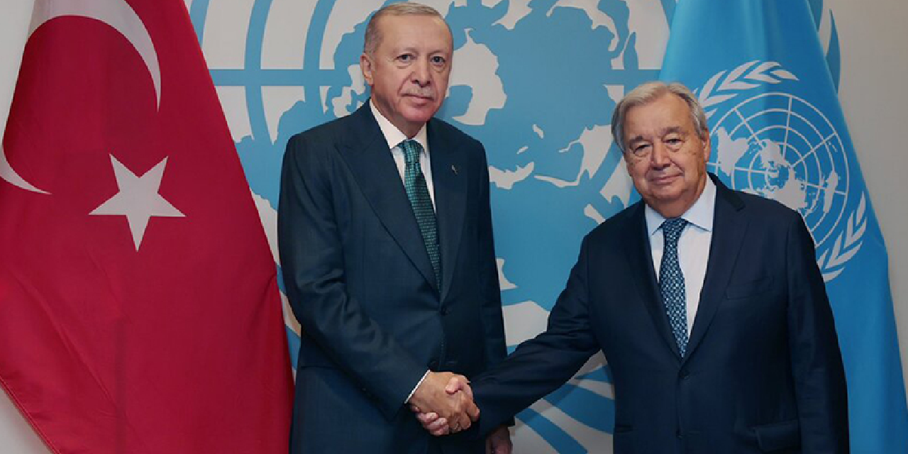 Erdoğan, BM Genel Sekreteri Guterres ile görüştü: İsrail'e yönelik baskı artırılmalı