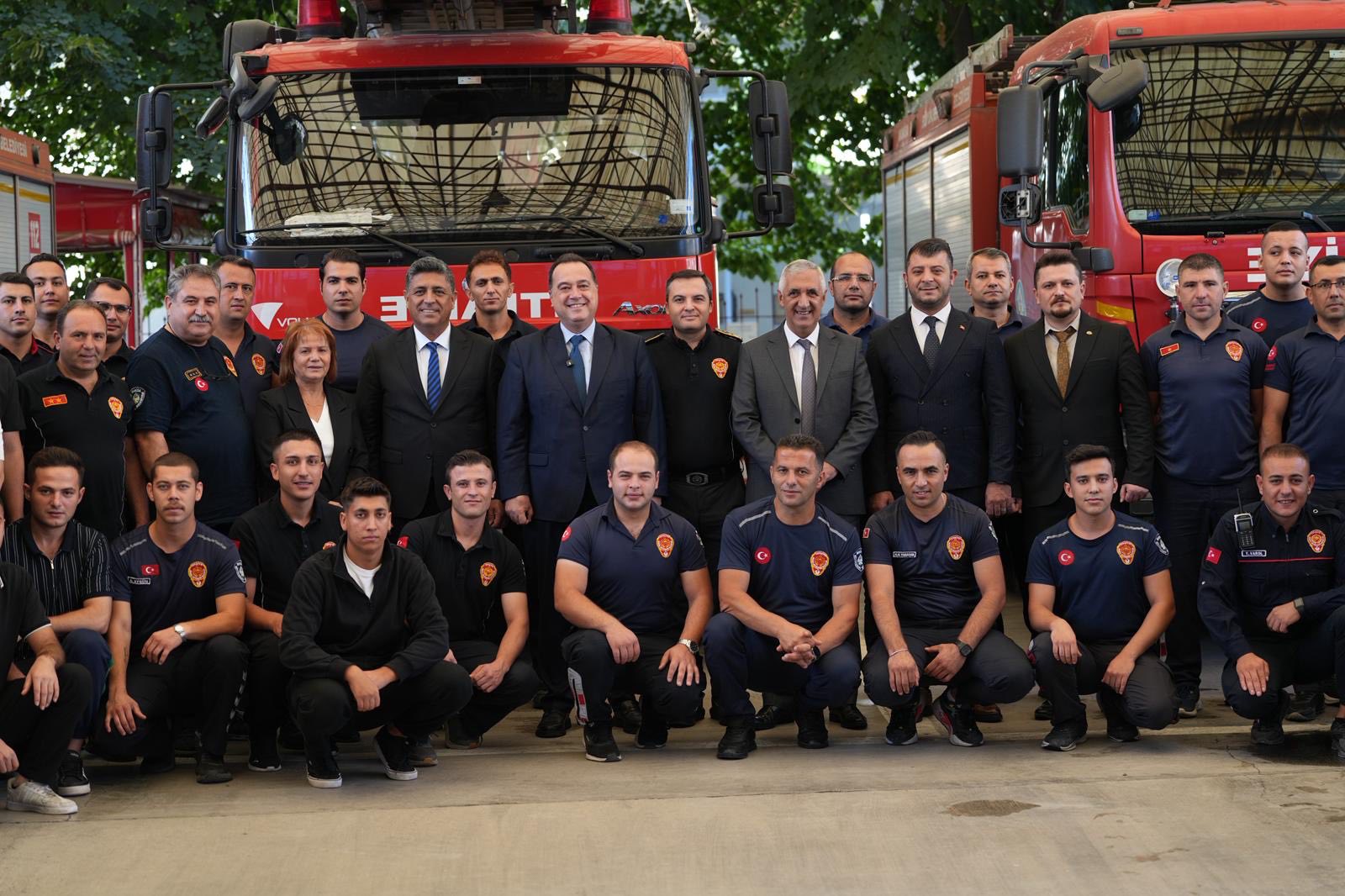 Başkan Dutlulu, İtfaiye Haftası’nda kahramanlarla buluştu