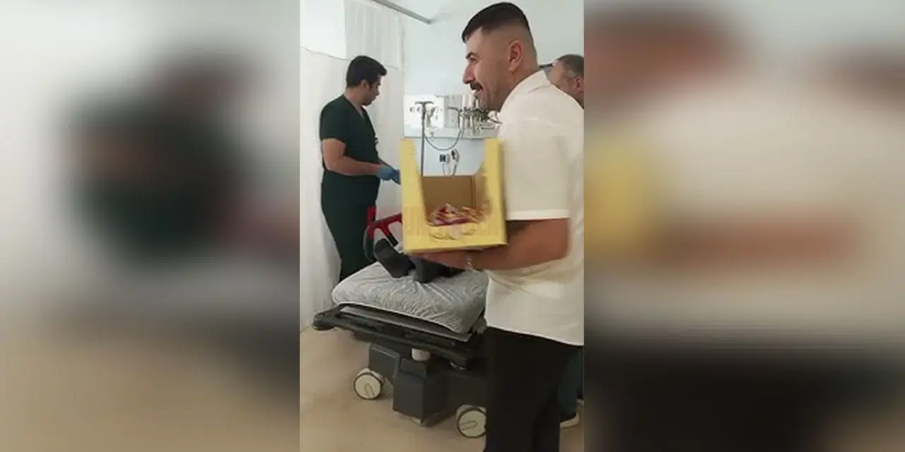 Hastanede ‘okutulmuş kek’ tepkilere yol açtı: 'Gerici zihniyete asla boyun eğmeyeceğiz'