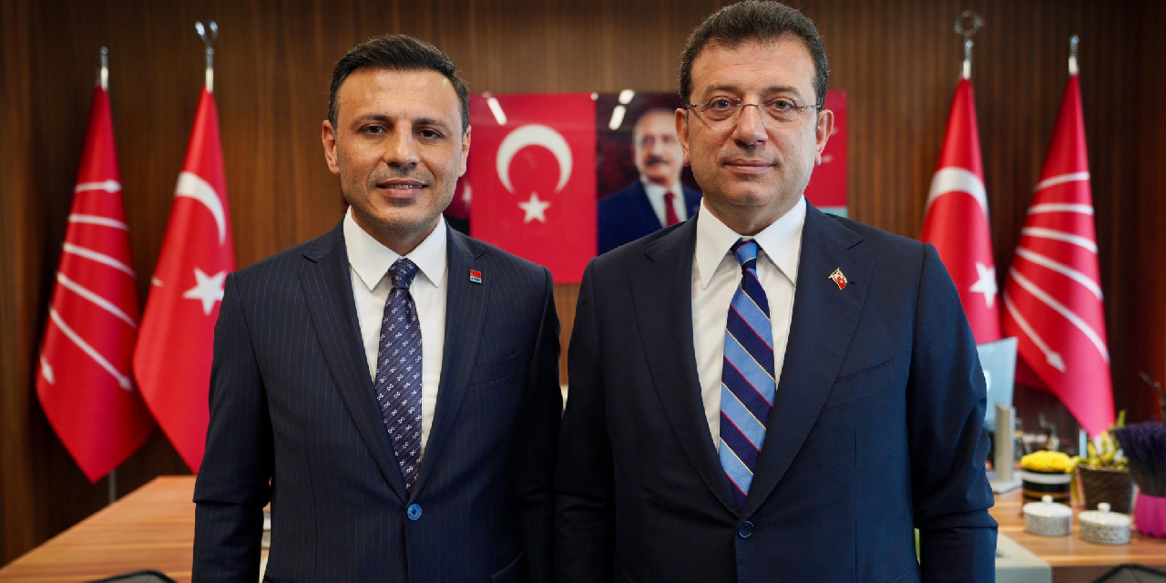 İmamoğlu'ndan yeniden il başkanı seçilen Özgür Çelik'e tebrik: 'Kanunsuzluğa karşı Çelik gibi duracağız'