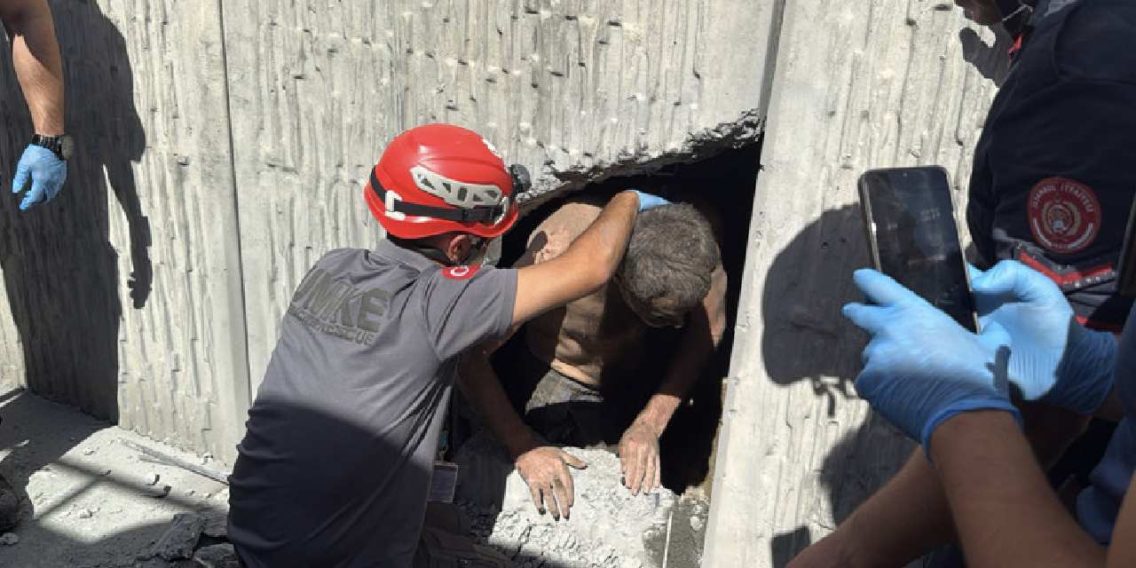 Beyoğlu'nda 6 saatlik kurtarma operasyonu