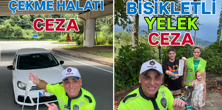Mizahi videolarla trafik kurallarını anlatan polis görevden alındı!