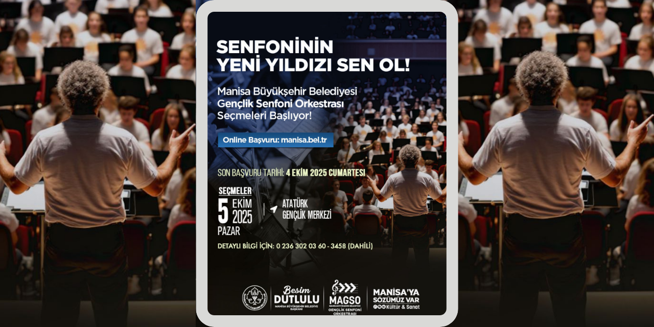 Gençlik Senfoni Orkestrası’nda sen de yerini al