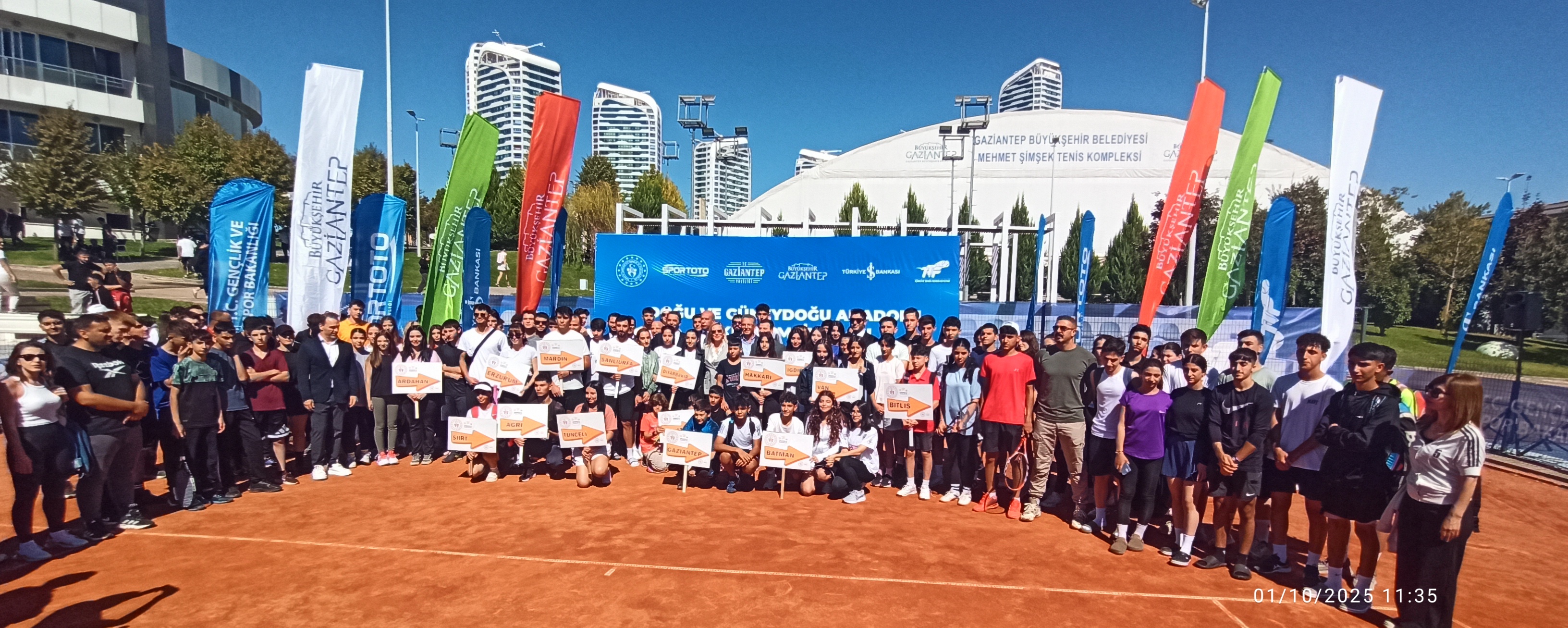 Teniste “Doğu ve Güneydoğu Anadolu Takım Şampiyonası” heyecanı