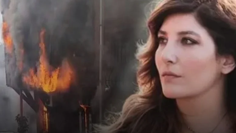 Bebek'te büyük yangın: Ünlü oyuncunun evine sıçradı!