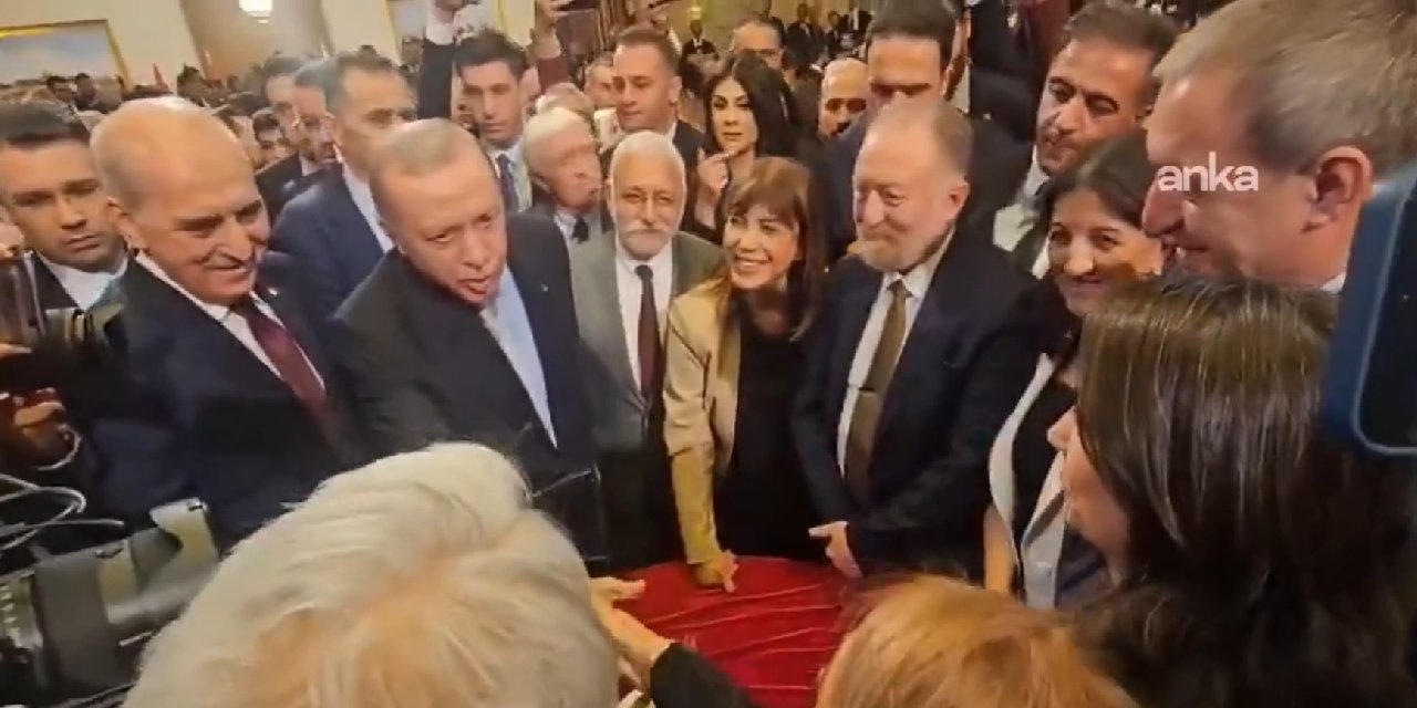 Erdoğan'dan Tülay Hatimoğulları'na 'el sıkmama' özrü