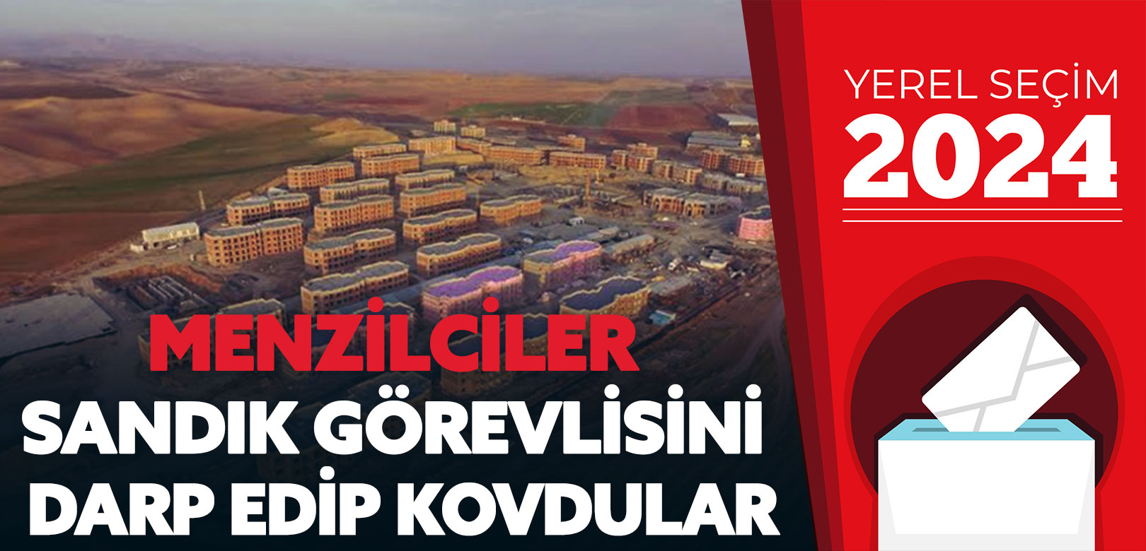 Menzilcilerin köyünde sandık görevlisini darp ettiler ve okuldan kovdular