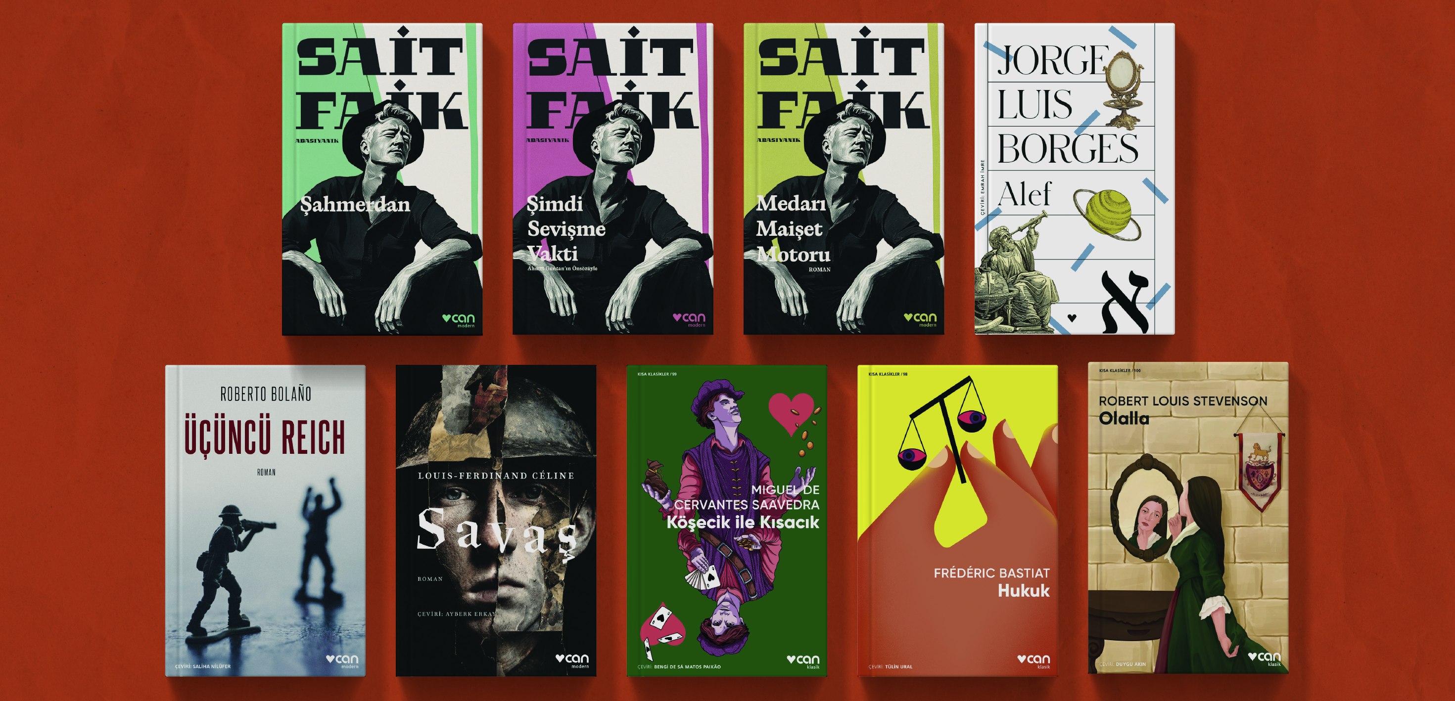 Can Yayınları’ndan ekim ayı seçkisi: Sait Faik’ten Céline’e