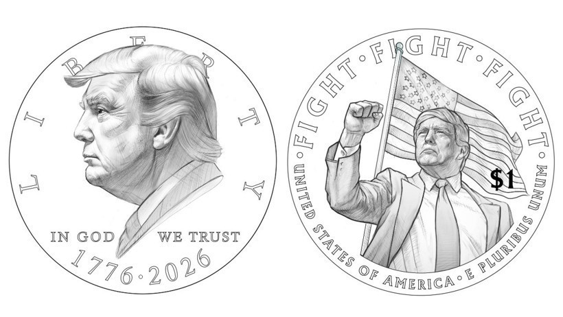 Trump, 1 Dolarlık madeni parada!