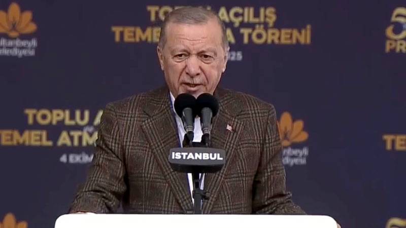 Erdoğan'dan CHP'ye tepki: CHP'nin başındaki zat soygunculara sahip çıkıyor