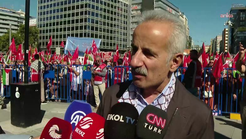 Bakan Uraloğlu Filistin'e destek yürüyüşünde