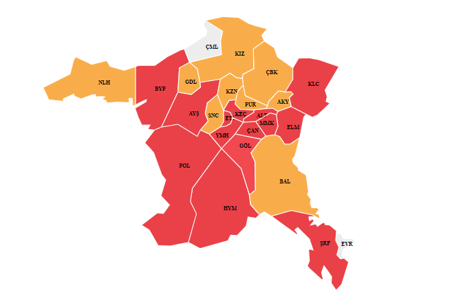 Ankara ilçe belediye başkanlığı sonuçları