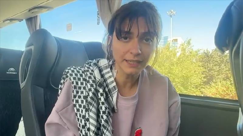 Sumud Filosu'nda olan Sümeyye Sena Polat anlattı: Yaşadıklarımız Filistinli tutsakların yanında hiç bir şey