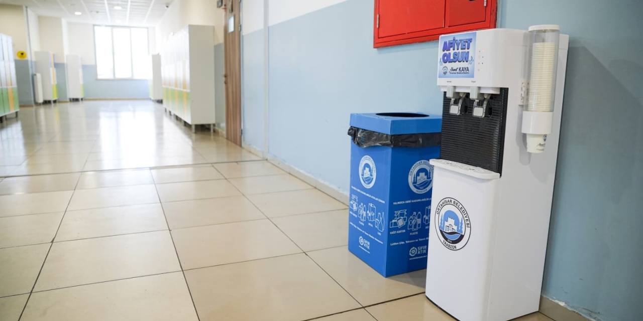 Ortahisar'dan okullara temiz su desteği