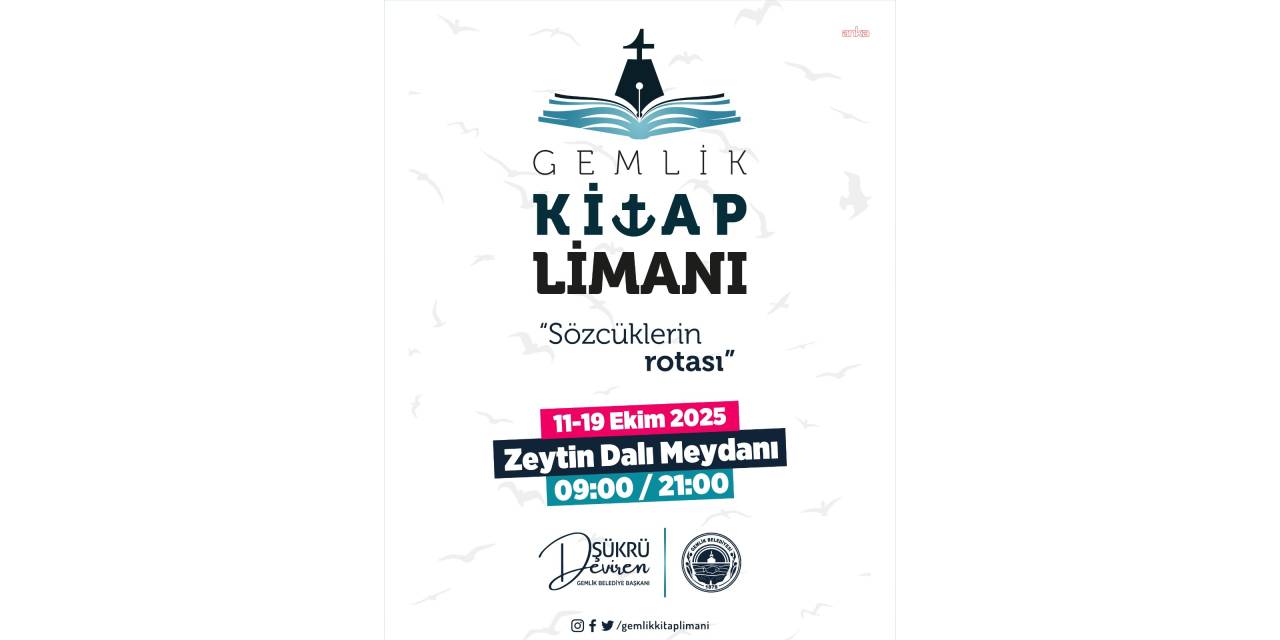 Gemlik Kitap Limanı'nda edebiyat şöleni için geri sayım başladı