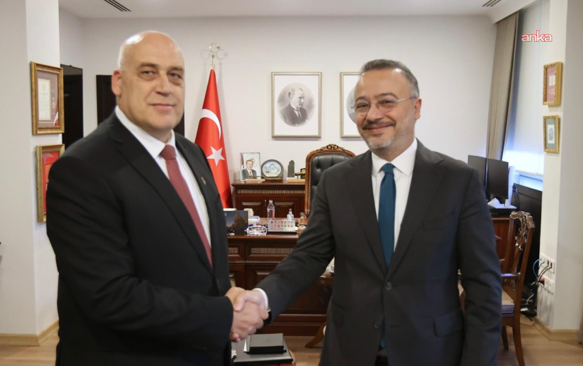 Dışişleri Bakan Yardımcısı Yılmaz, Filistin'in yeni elçisiyle buluştu