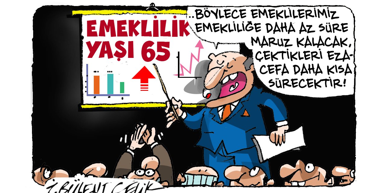 İ. Bülent Çelik'in 8 Ekim 2025 tarihli karikatürü