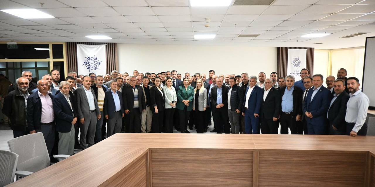 Çerçioğlu, Nazilli muhtarlarıyla bir araya geldi