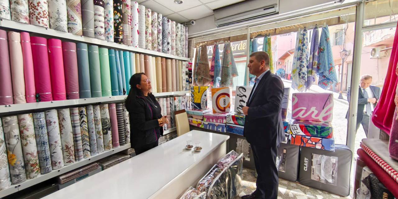 Başkan Ercengiz Esnaf kooperatifini ziyaret etti